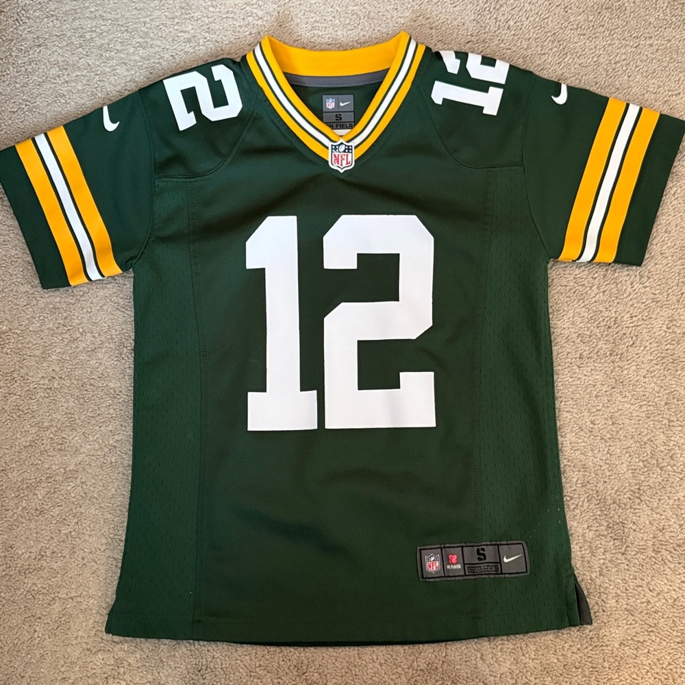 NFL Green and Yellow On Field Jersey